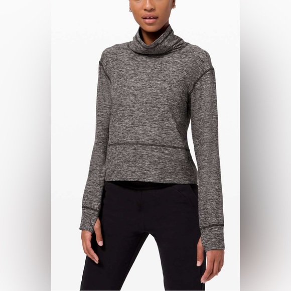 lululemon athletica Tops - LULULEMON READY TO RULU fleece pullover SIZE 12 Rare